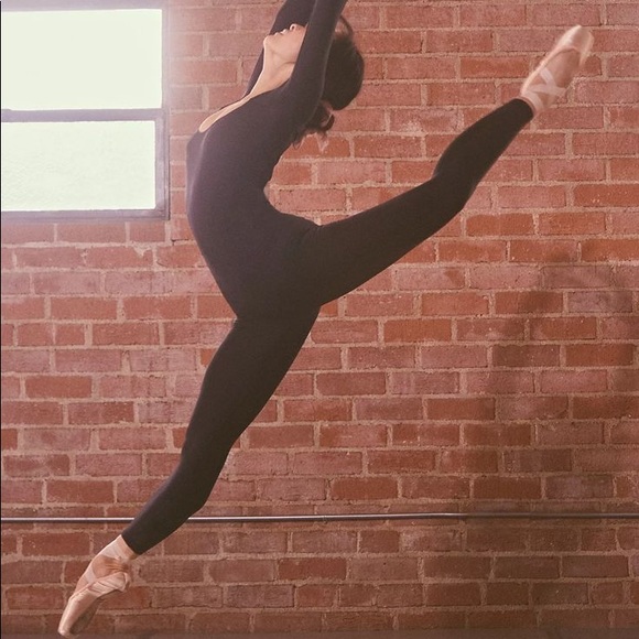 Free People Black Good Karma Long-Sleeve Onesie - Picture 2 of 7